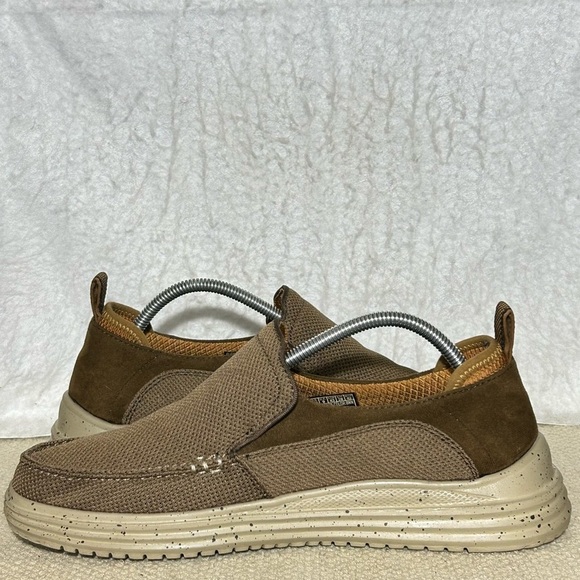 Skechers Mens Brown Proven Renco Slip On Casual Loafer Sneakers Shoes SZ US 10 - Picture 7 of 11